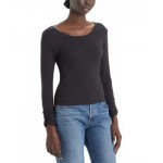 Womens Infinity Cotton Long-Sleeve Ballet Top