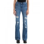 Womens 726 High Rise Slim Fit Flare Jeans