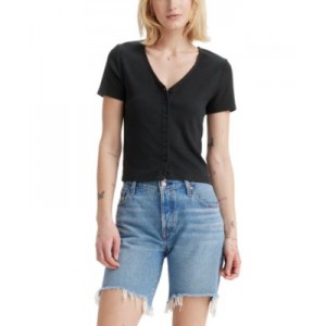 Womens Muse Short-Sleeve V-Neck Top