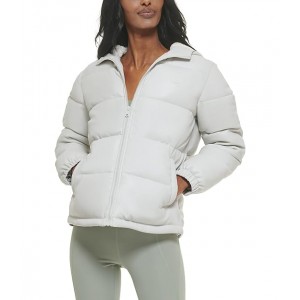Hooded Faux Leather Ice