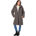 Quilted Sherpa Full-Length Teddy Carbon Grey