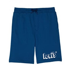 Soft Knit Jogger Shorts (Big Kids) Estate Blue