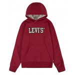 Sherpa Lined Pullover Hoodie (Little Kids) Chili Pepper