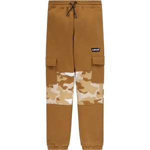 Soft Knit Cargo Jogger Pants (Little Kids) Cathay Spice