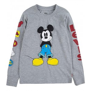 Levis x Disney Mickey Mouse T-Shirt (Little Kids) Grey Heather