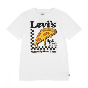 Pizza Graphic T-Shirt (Little Kids) Bright White