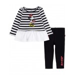 Levis x Disney Minnie Mouse T-Shirt and Leggings Set (Toddler) Black