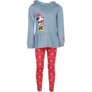 Levis x Disney Minnie Mouse Hoodie and Leggings Set (Little Kids) Navy Heather