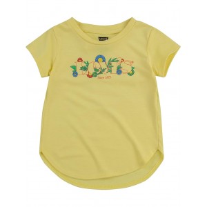 High-Low Graphic Tee Shirt (Toddler) Lima Bean