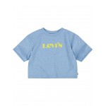 Short Sleeve High-Rise Tee Shirt (Toddler) Bonnie Blue
