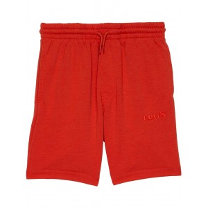 Relaxed Core Jogger Shorts (Little Kids) Red Clay