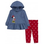 Levis x Disney Minnie Mouse Hoodie and Leggings Set (Toddler) Navy Heather