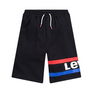 Levis Logo Knit Shorts (Toddler) Black