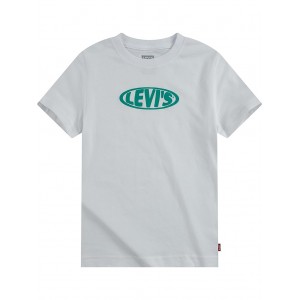 Short Sleeve Graphic Tee Shirt (Toddler) White