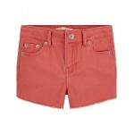 Girlfriend Fit Printed Color Shorty Shorts (Little Kids) Rose