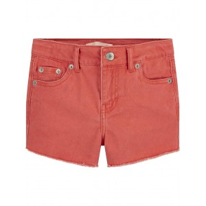 Girlfriend Fit Printed Color Shorty Shorts (Little Kids) Rose