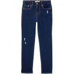 High-Rise Straight Jeans (Big Kids) Something Cheeky