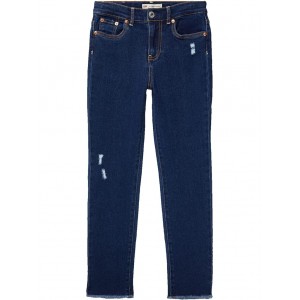 High-Rise Straight Jeans (Big Kids) Something Cheeky