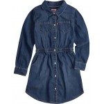 Fit and Flare Dress (Little Kids) Blue Winds