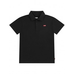 Short Sleeve Polo Shirt (Big Kids) Black