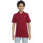 Short Sleeve Polo Shirt (Big Kids) Red