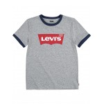 Classic Batwing T-Shirt (Little Kids) Grey Heather 1