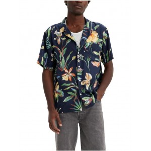 The Sunset Camp Shirt Nepenthe Floral Navy Blazer