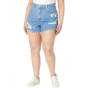 High-Waisted Mom Shorts Let It Be Fun