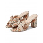 Penny Pleated Knot Mule Cream Botanical Floral
