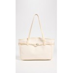 XL Du Jour Canvas and Soft Calf Leather Tote