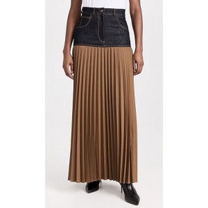 Denim Wool Skirt