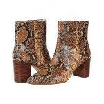 The Fiona Boot in Leather Wood Ash Multi Snake