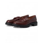 The Bradley Lugsole Loafer in Leather Cherry Wood