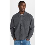 Button-Up Long-Sleeve Sweater Shirt