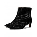 Madewell The Dimes Kitten-Heel Boot in Crystal-Embellished Suede