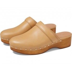 Womens Madewell The Cecily Clog in Oiled Leather