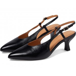 Womens Madewell The Debbie Slingback Pump In Leather