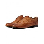 Lucia Laceless Wing Tip Cognac
