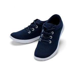 Lace-Up Navy/White Sole