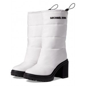 Holt Quilted Boot Optic White