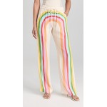Stripe Print Pyjama Style Trousers