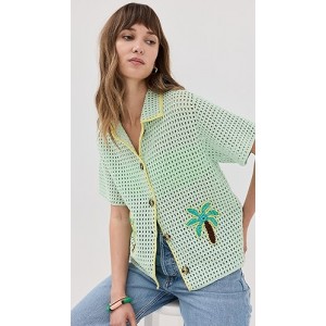 Hand Crochet Palm Tree Shirt