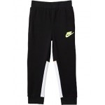 Logo Graphic French Terry Jogger Pants (Toddler) Black/White