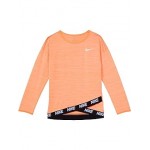 Dri-FIT Sport Essential Crossover Tunic (Little Kids) Orange Pulse
