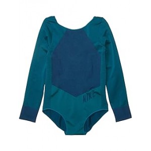 Tech Pack Bodysuit Long Sleeve (Little Kids/Big Kids) Valerian Blue/Valerian Blue