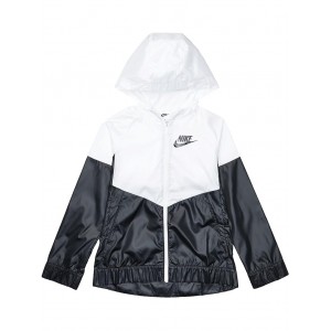 Windrunner Jacket (Little Kids/Big Kids) White/Black/Black
