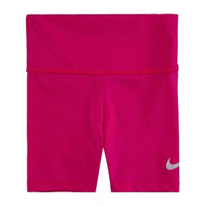 High-Rise Bike Shorts (Toddler) Hyper Pink