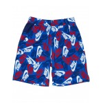 Woven All Over Print Shorts (Little Kids/Big Kids) Game Royal/Blue Void/Blue Void