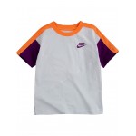 Color-Block Tee (Toddler) White
