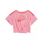 Boxy Tie Front Top (Toddler) Arctic Punch